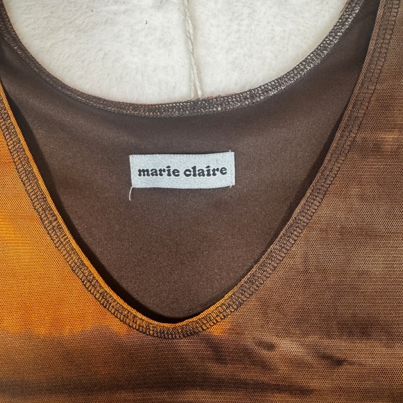 Marie Claire Sleeveless Dress Womens Size Medium Boho Whimsigoth Dark Fairy - Picture 2 of 6